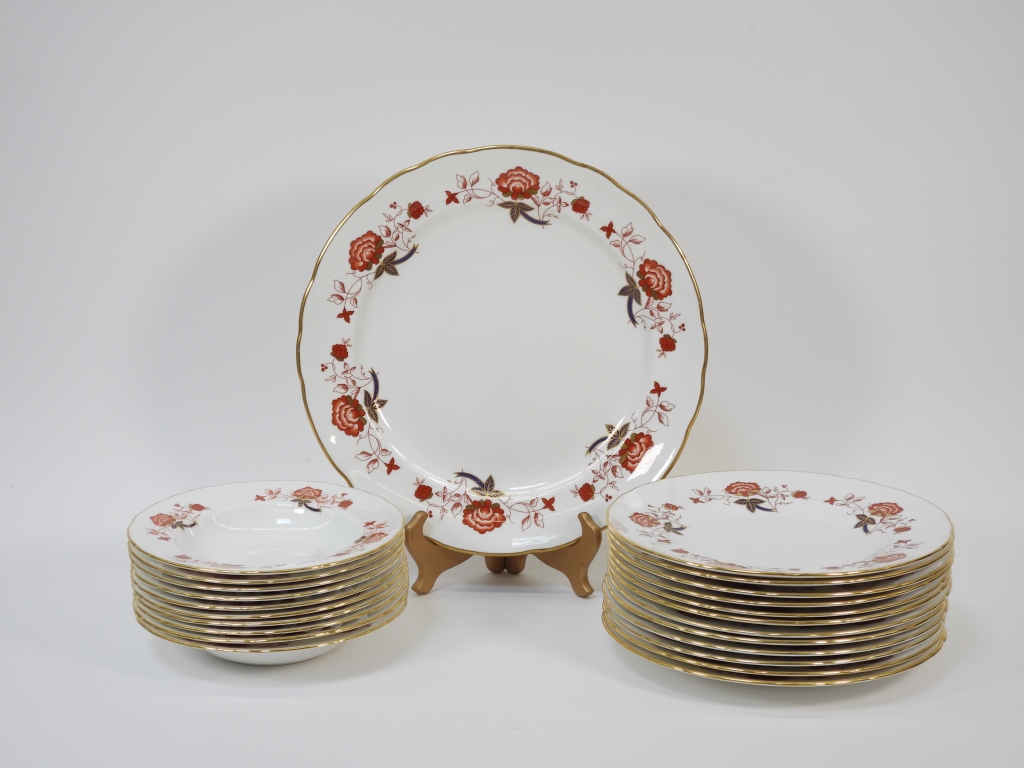 23PC ROYAL CROWN DERBY BALI PORCELAIN 2f9f78