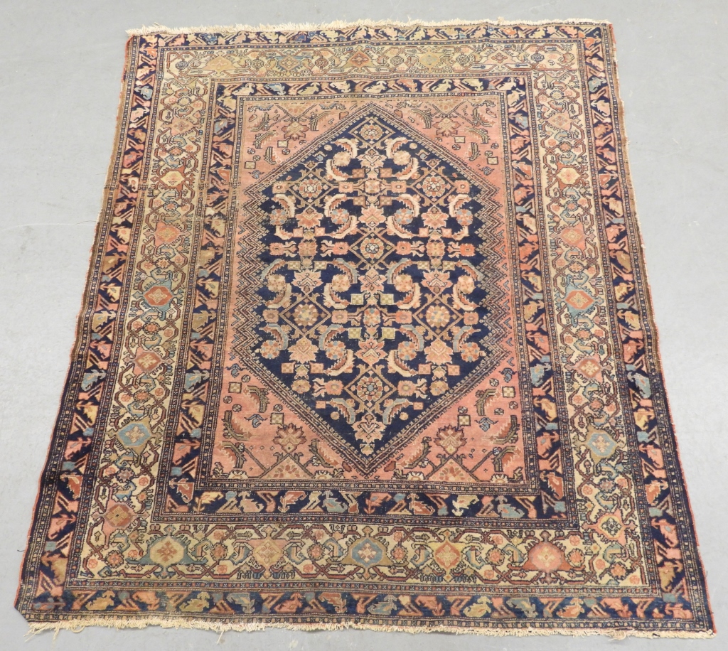 CAUCASIAN RED BLUE RUG Caucuses 20th 2fa02f