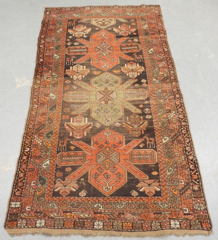 CAUCASIAN THREE STAR RUG Caucuses,20th