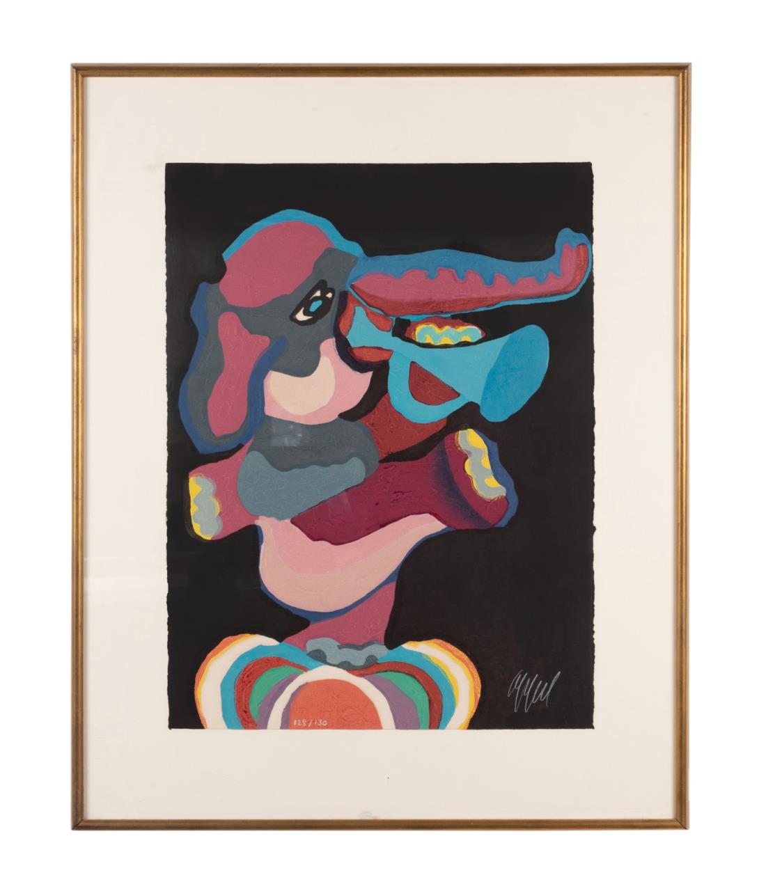 KAREL APPEL "CIRCUS- ELEPHANT"