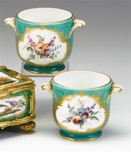 Pair of Sevres style porcelain 4c342