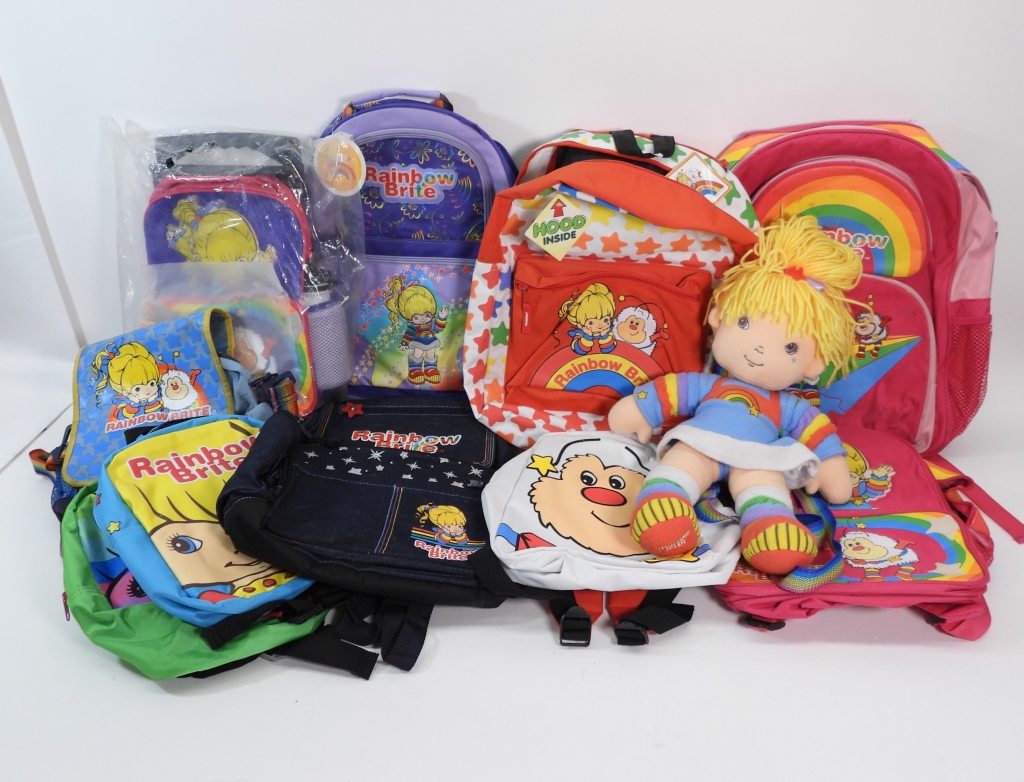 8PC RAINBOW BRITE BACKPACK BAG 2fa0a3