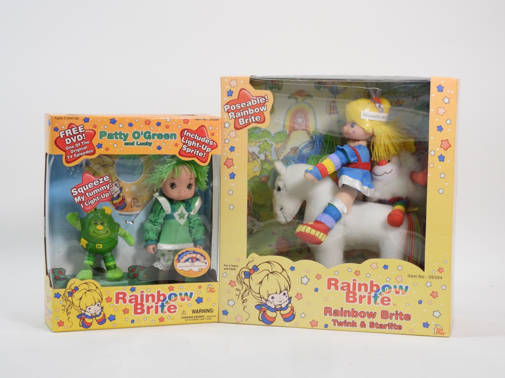 2PC 2003 TOYPLAY RAINBOW BRITE 2fa0a1