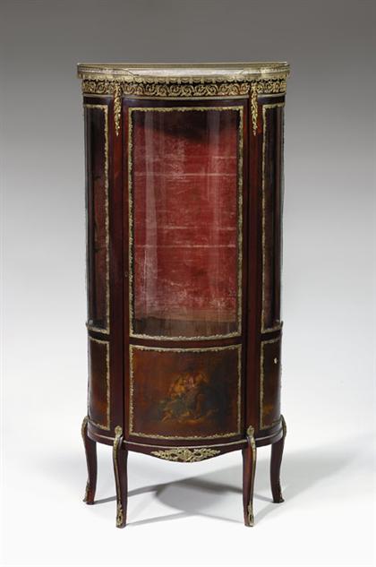 Louis XV style mahogany and brass 4c344