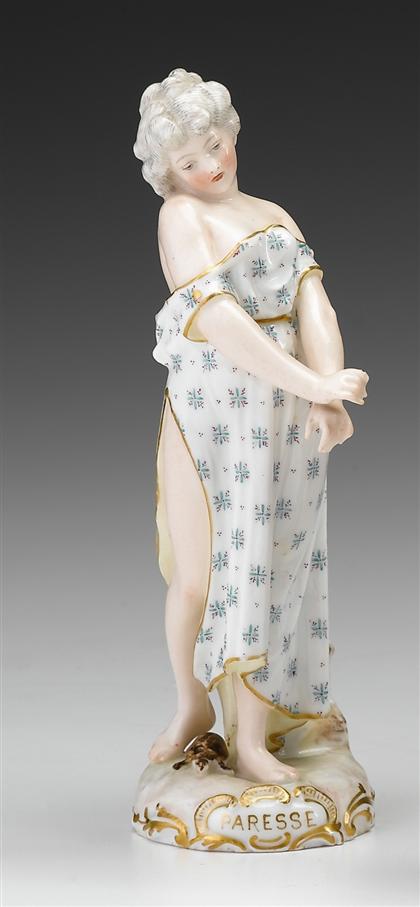 Meissen porcelain figure of a young