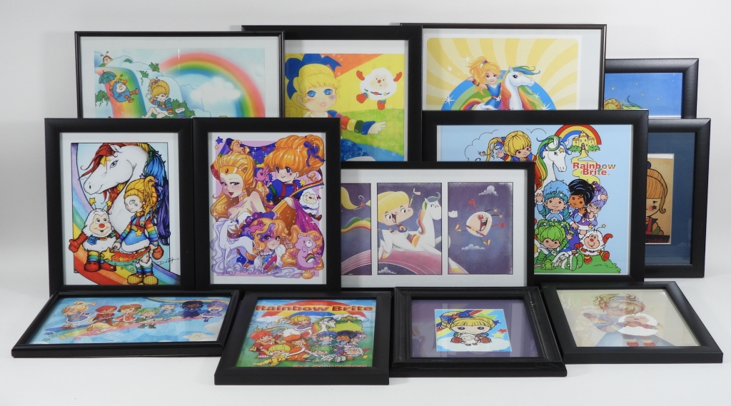 13 RAINBOW BRITE FRAMED POSTER 2fa0f6