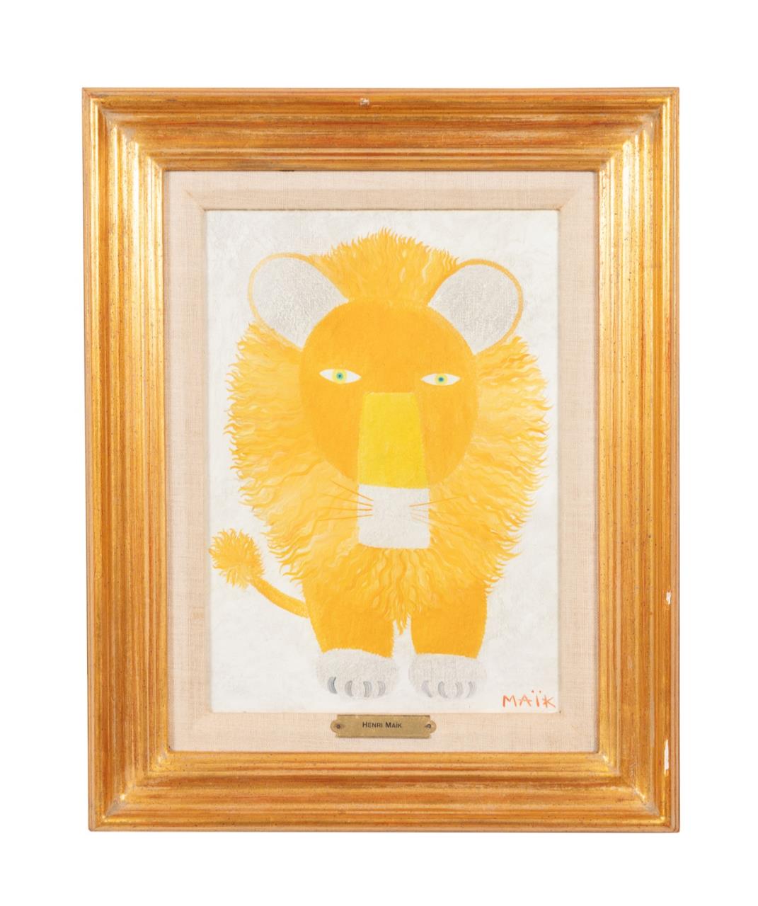 HENRI MAIK LION WHIMSICAL ANIMAL 2fa0f0