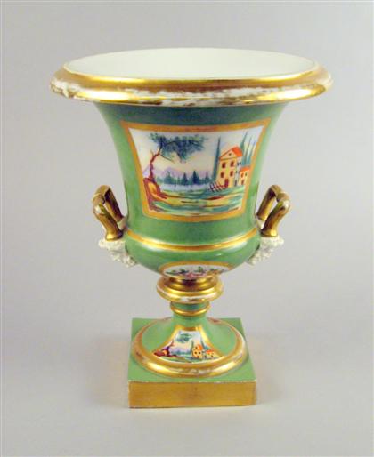 Old Paris porcelain urn    19th century