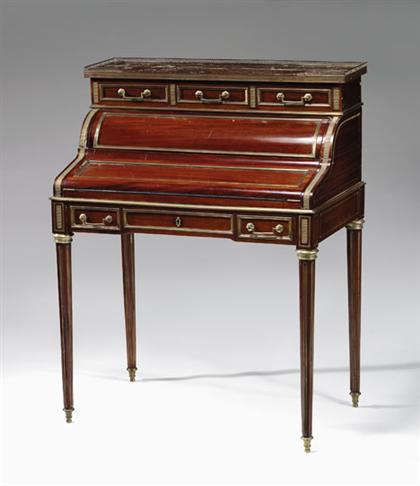Directoire style mahogany and brass 4c357