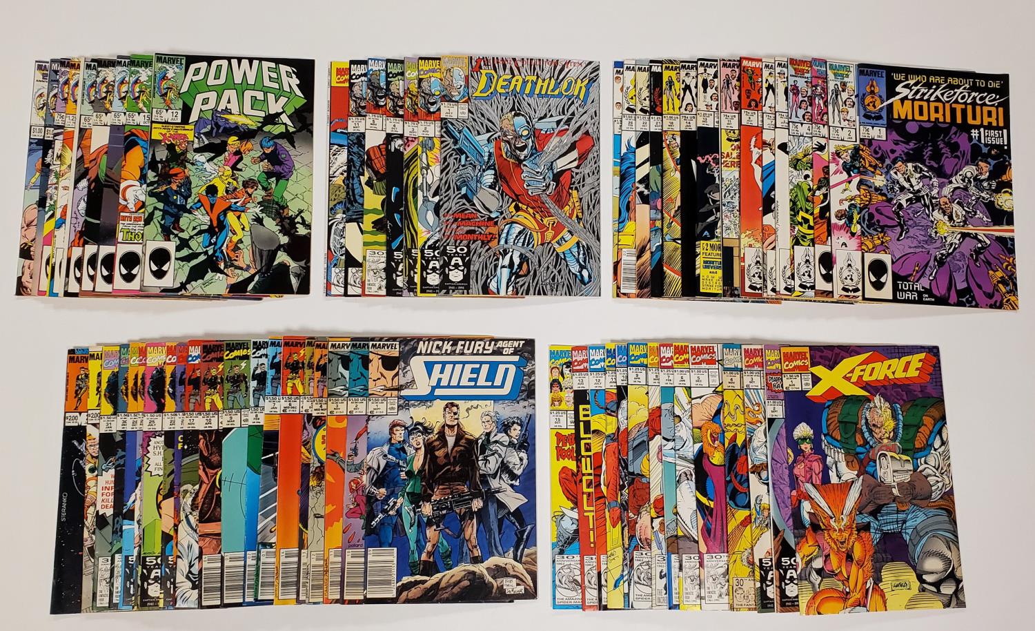 COMIC BOOK LOT OF NICK FURY, XFORCE,