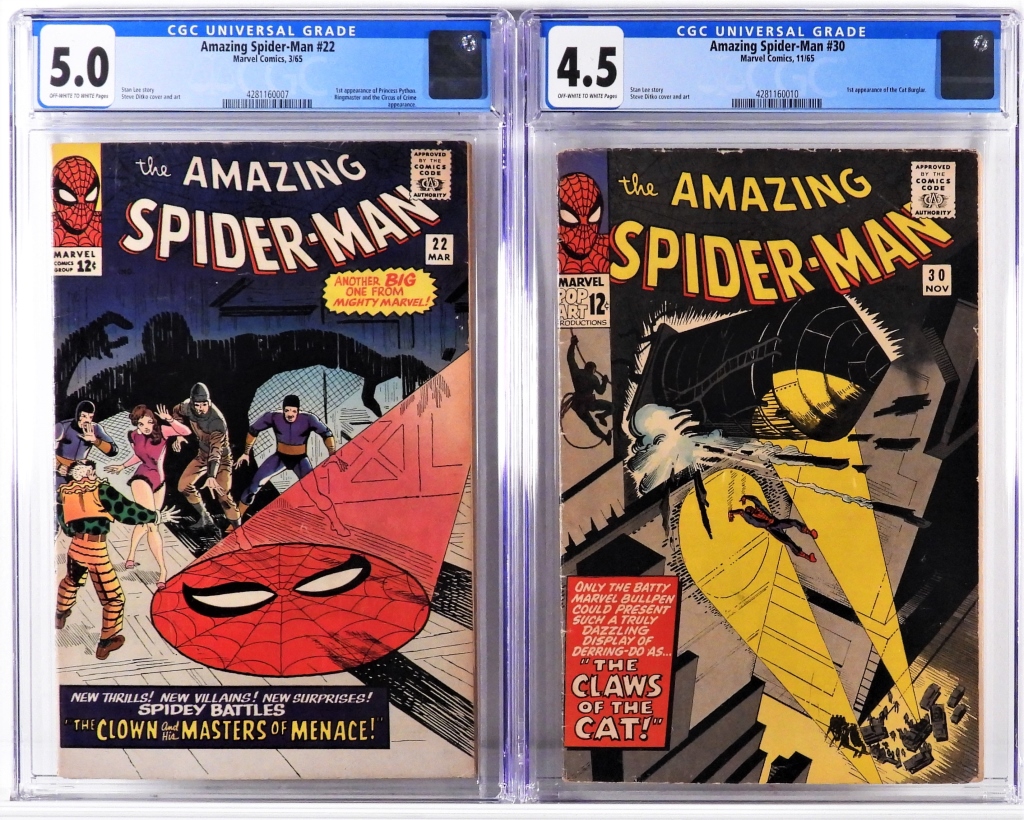 2PC MARVEL COMICS AMAZING SPIDER MAN 2fa272