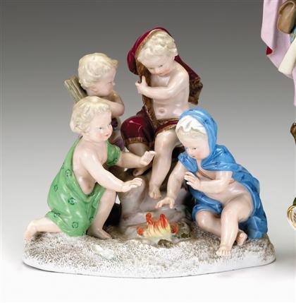 Meissen porcelain figure group 4c372