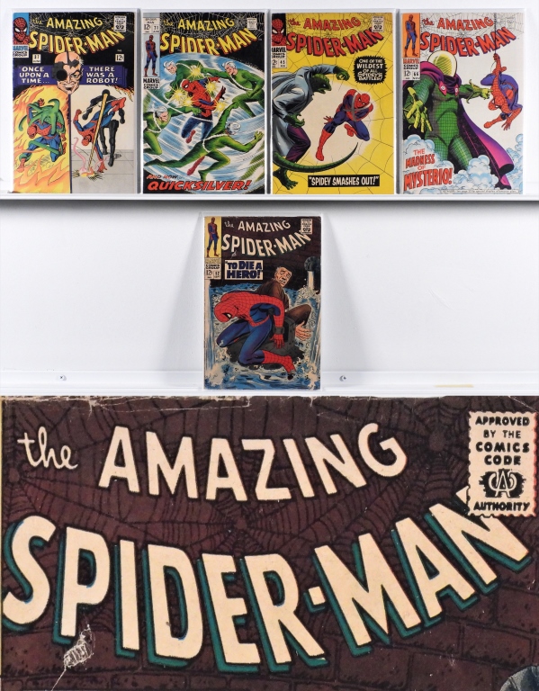 5PC MARVEL COMICS AMAZING SPIDER MAN 2fa284