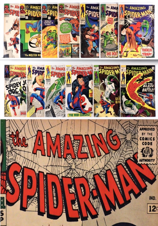 13PC MARVEL COMICS AMAZING SPIDER-MAN