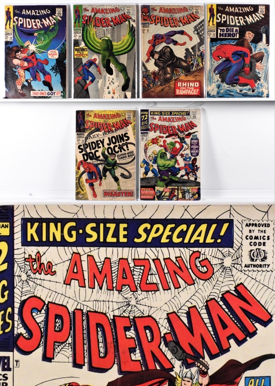 6PC MARVEL COMICS AMAZING SPIDER MAN 2fa28f