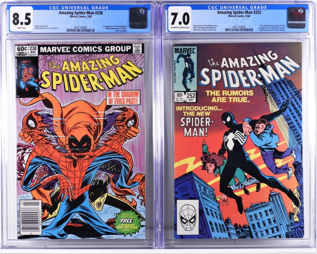 2PC MARVEL COMICS AMAZING SPIDER-MAN