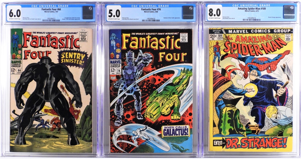 3PC MARVEL COMICS SILVER BRONZE 2fa2bf