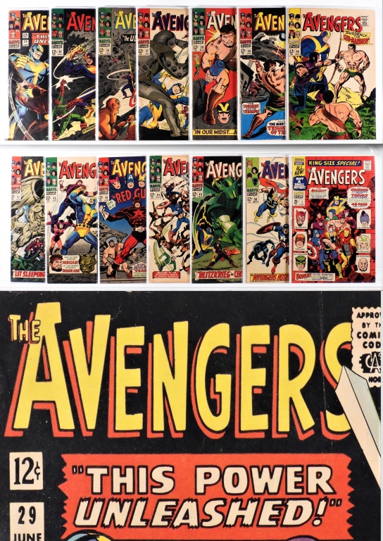 14PC MARVEL COMICS AVENGERS 29 58 2fa2cd