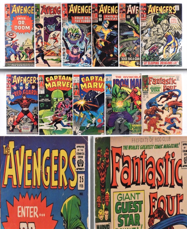 11PC MARVEL SILVER AGE AVENGERS 2fa2d5