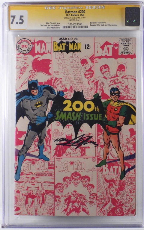 DC COMICS BATMAN #200 CGC 7.5 NEAL