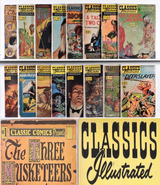 166PC ELLIOT GILBERTON CLASSIC COMICS