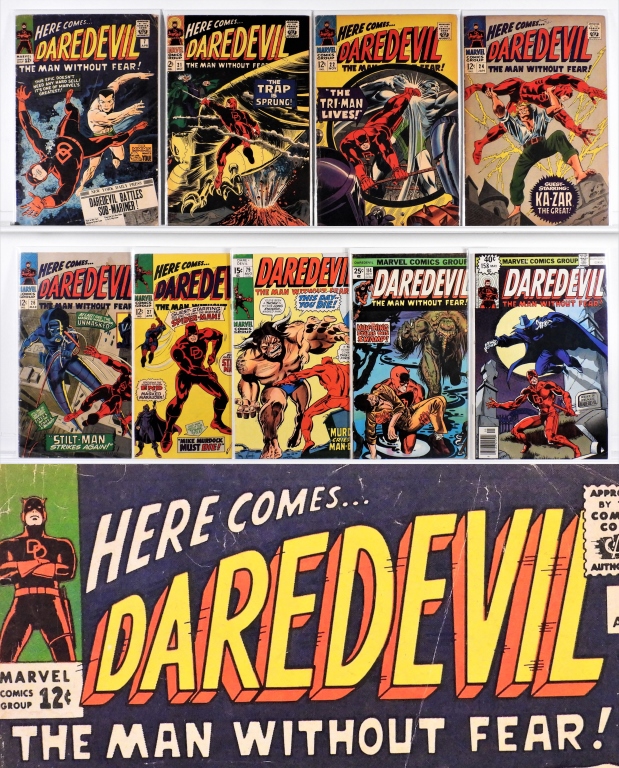 9PC MARVEL COMICS DAREDEVIL 7 158 2fa312