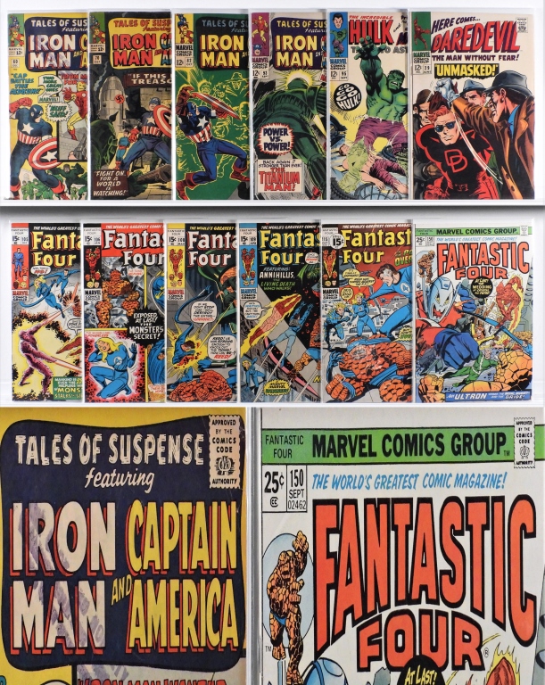 12PC MARVEL COMICS DAREDEVIL FANTASTIC 2fa31c