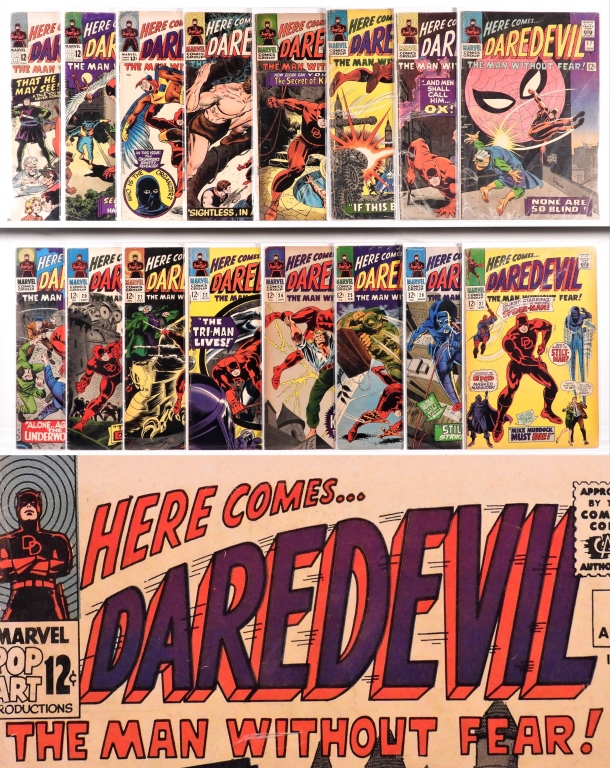 84PC MARVEL COMICS DAREDEVIL #9-#100