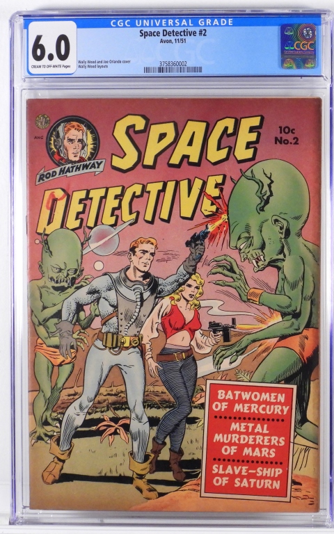 AVON SPACE DETECTIVE #2 CGC 6.0