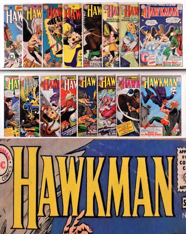 26PC DC COMICS HAWKMAN 1 27 NEAR 2fa34d