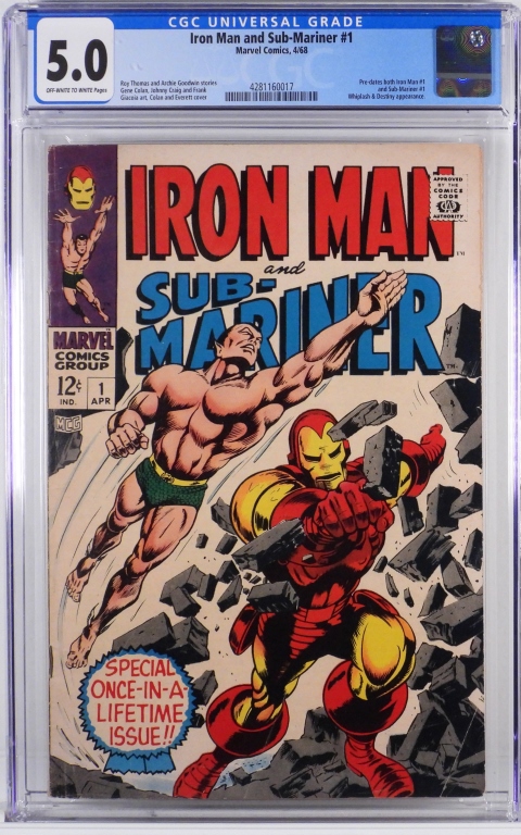 MARVEL COMICS IRON MAN AND SUB MARINER 2fa35c