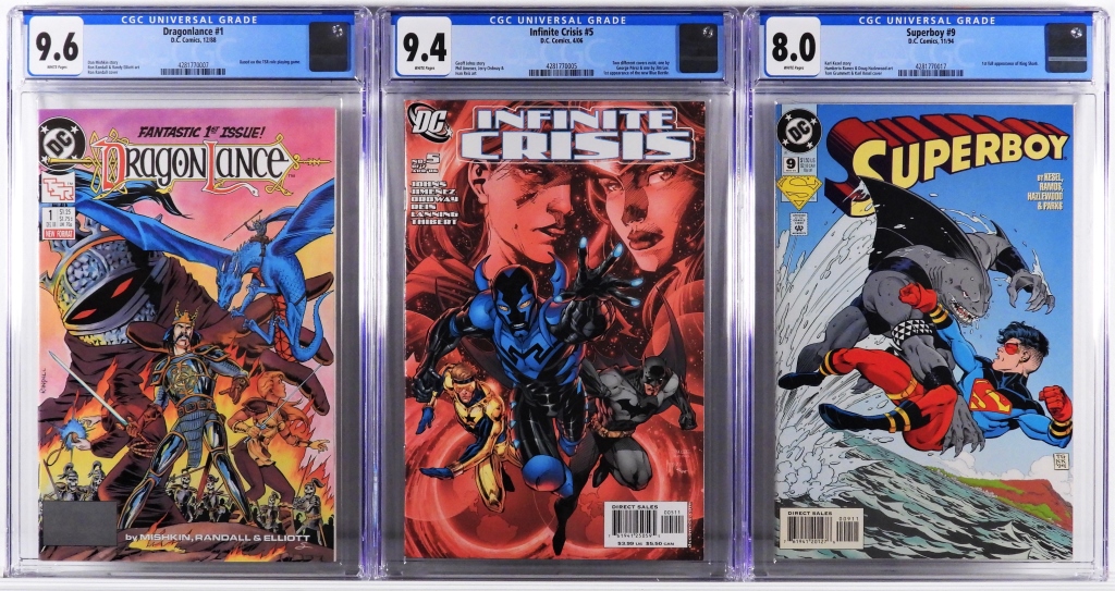 3PC DC COMICS HIGH GRADE MODERN 2fa35d