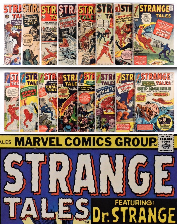 58PC MARVEL COMICS STRANGE TALES