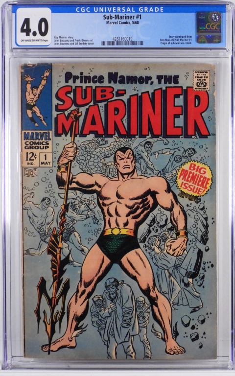 MARVEL COMICS SUB-MARINER #1 CGC