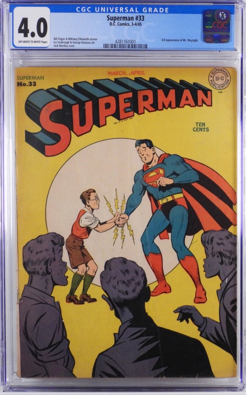 DC COMICS SUPERMAN 33 CGC 4 0 2fa3c1