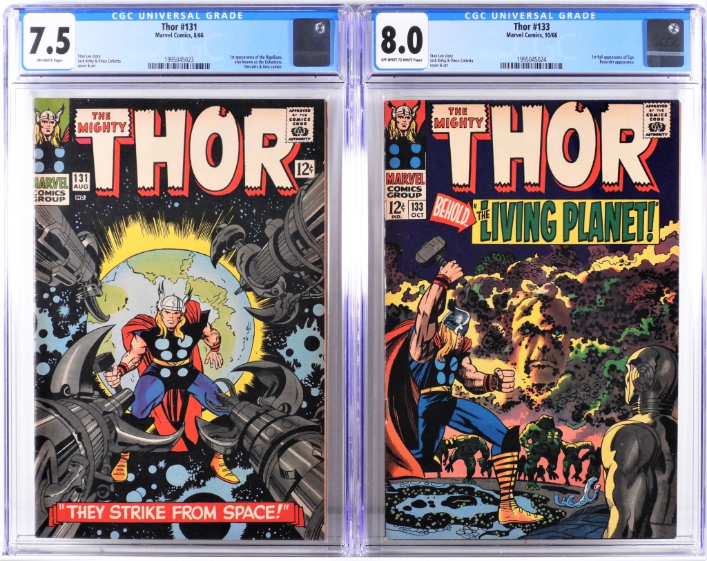 2PC MARVEL COMICS THOR 131 133 2fa3d2