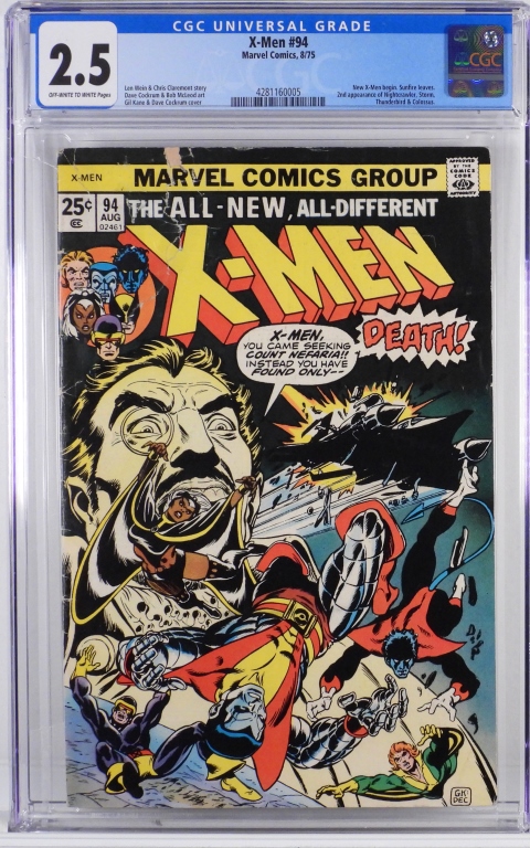 MARVEL COMICS X MEN 94 CGC 2 5 2fa3ef