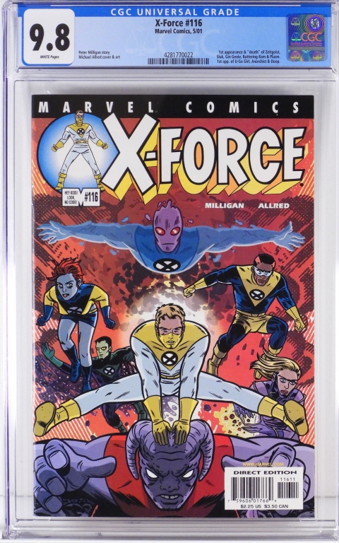 MARVEL COMICS X FORCE 116 CGC 2fa3e6