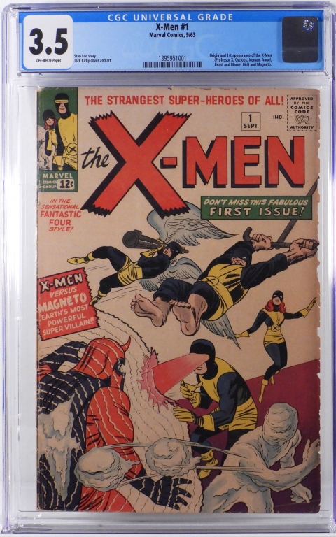 MARVEL COMICS X-MEN #1 CGC 3.5 United