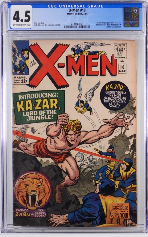 MARVEL COMICS X-MEN #10 CGC 4.5