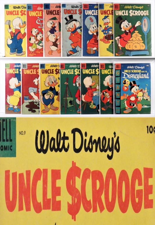 14PC DELL PUBLISHING UNCLE SCROOGE #8-#27