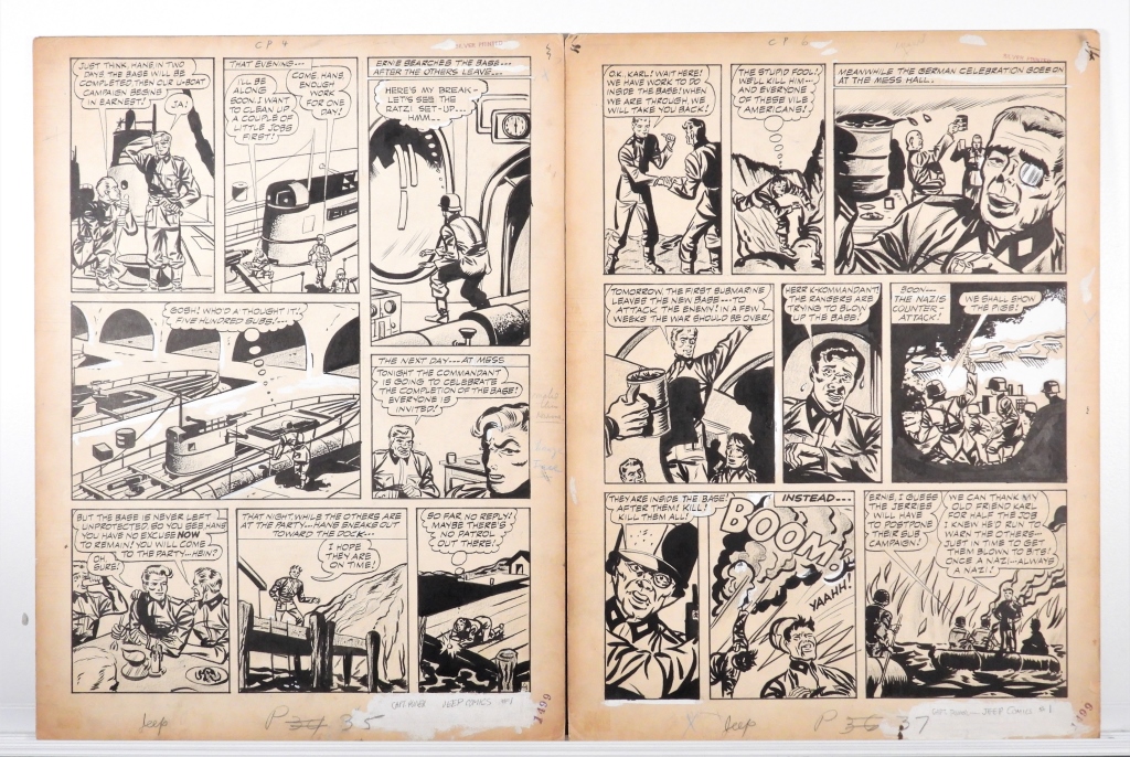 GIL KANE JEEP COMICS 1 PG 35 37 2fa41f