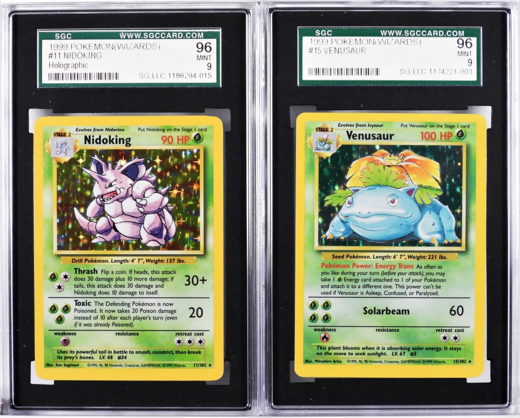 2PC 1999 POKEMON BASE UNL. NIDOKING