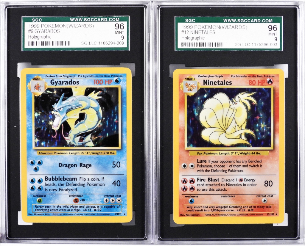 2PC 1999 POKEMON BASE UNL GYARADOS 2fa424