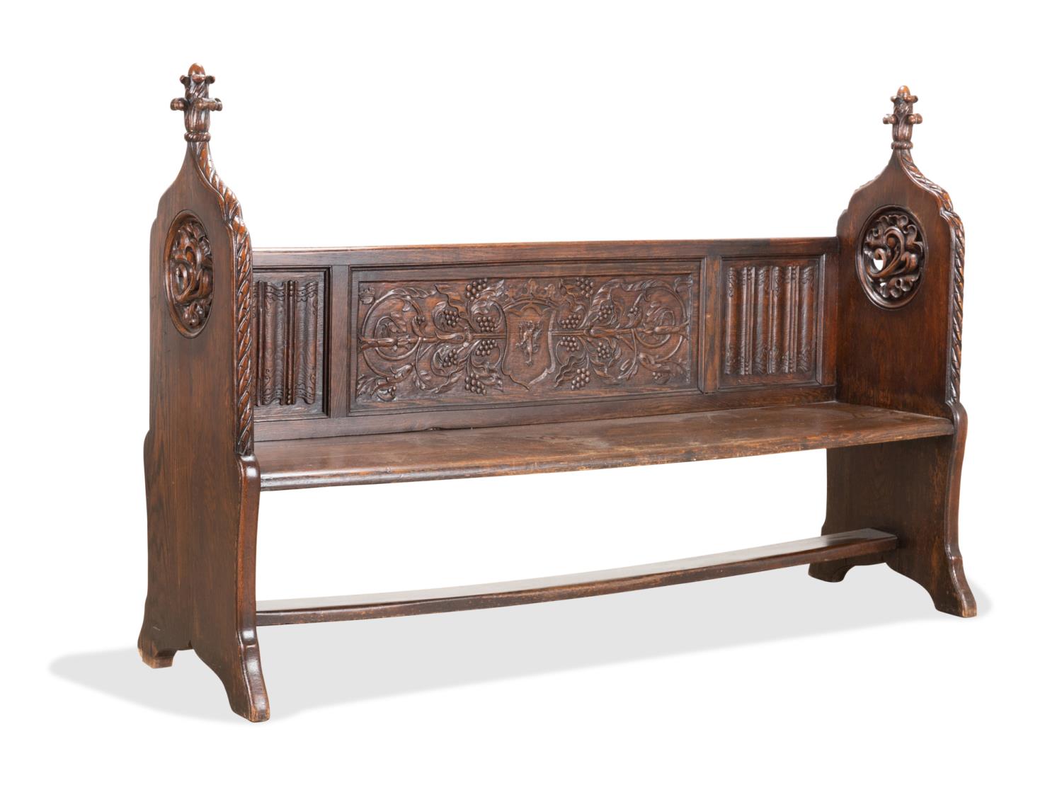 19TH/20TH C. GOTHIC REVIVAL OAK