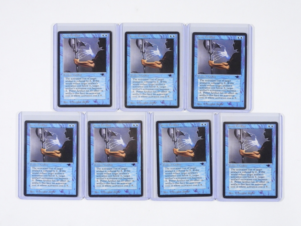 7PC 1994 MTG ANTIQUITIES POWER