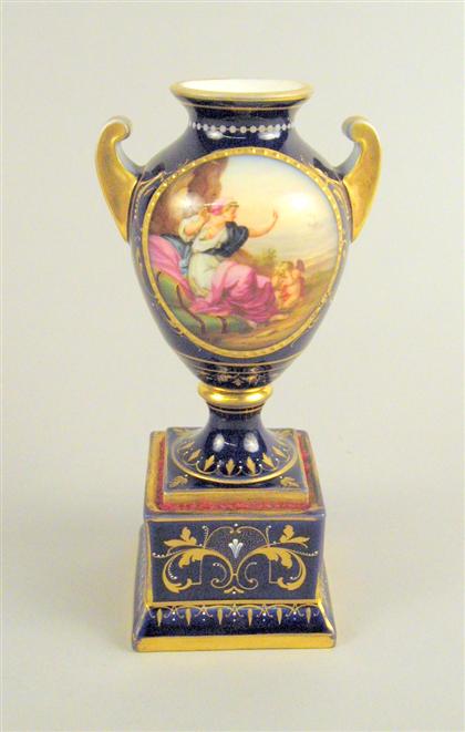 Small Vienna porcelain urn    late