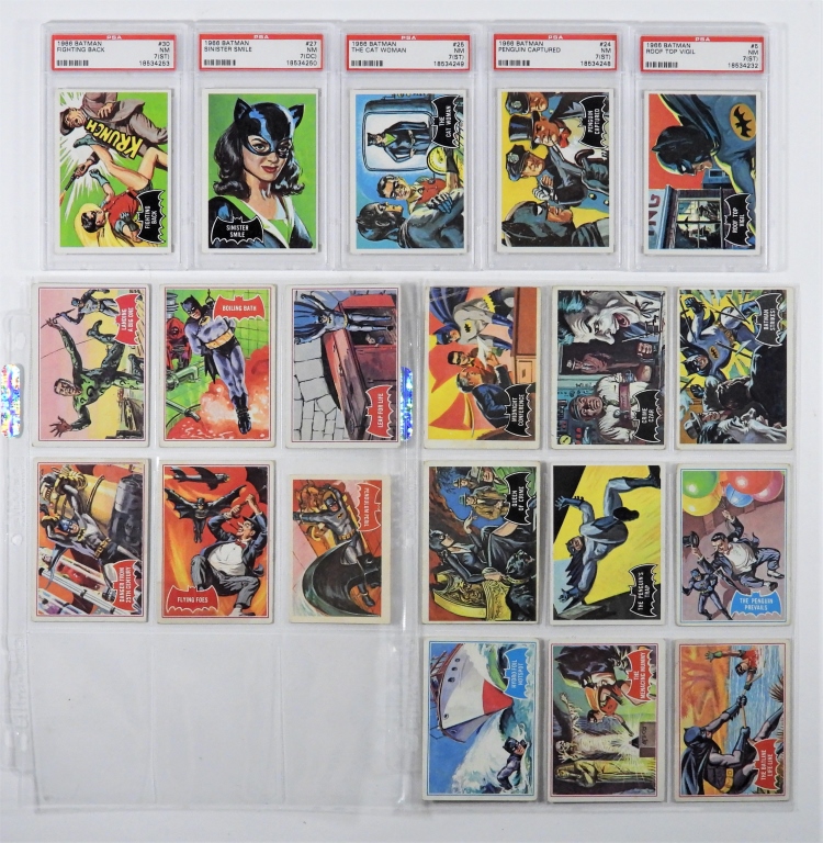 20PC 1966 TOPPS BATMAN TRADING CARD