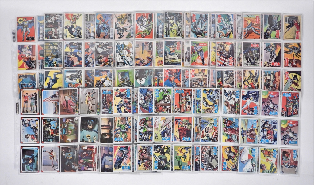 171PC 1966 TOPPS BATMAN TRADING