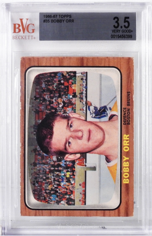 1966-67 TOPPS HOCKEY #35 BOBBY